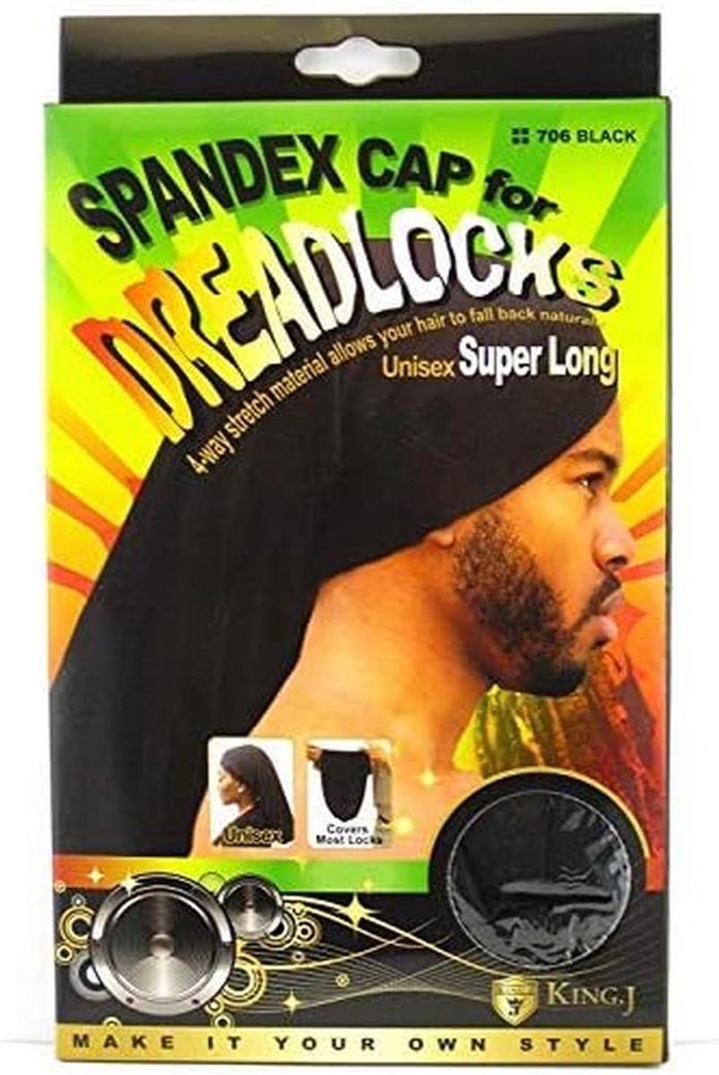 Extra Grote Stretchy Haar Pet voor Dreadlocks en Lang Haar