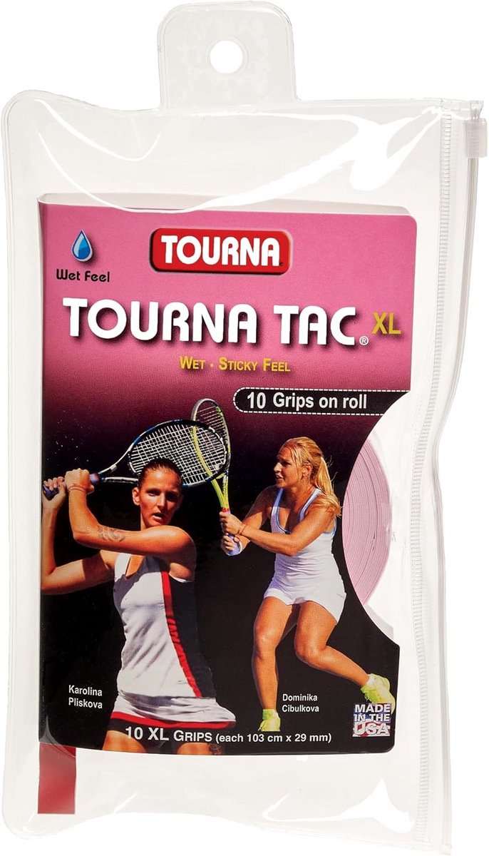 Extra Plakkerige Tennis Overgrips - 10 Stuks in Fel Roze