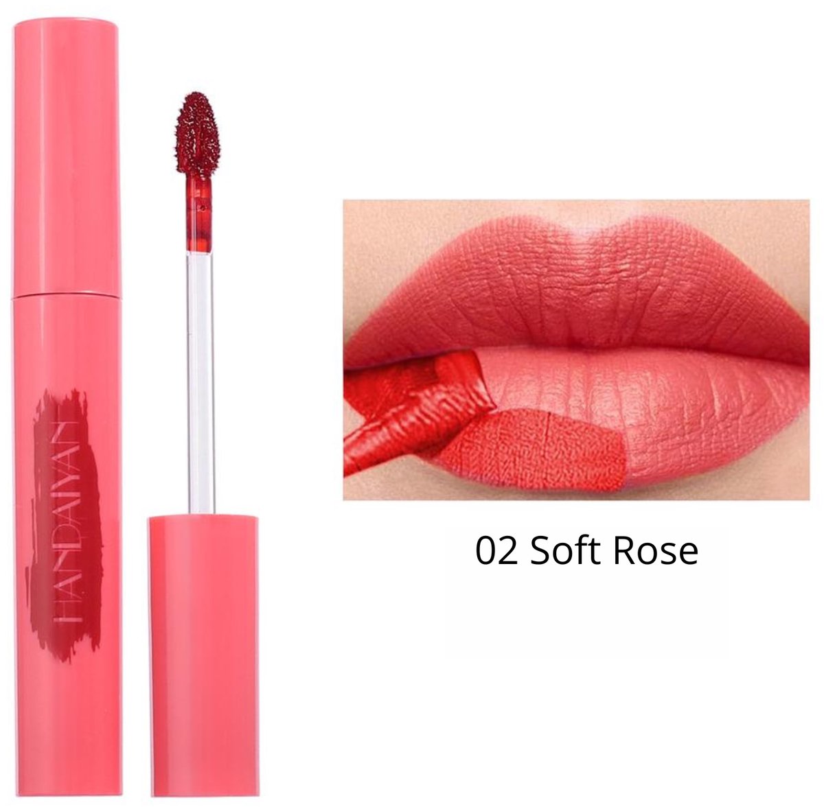 Transfer-proof Peel Off Lip Tint - 02 Soft Rose - 3.5ml