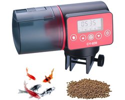 Automatische Voederautomaat - 200ml - Voederautomaat Vissen - Vissen Visvoer Voerautomaat - Slimme, Getimede Visvoeder - Automatische vissenvoerder - voor Vistank, Schildpaddentank