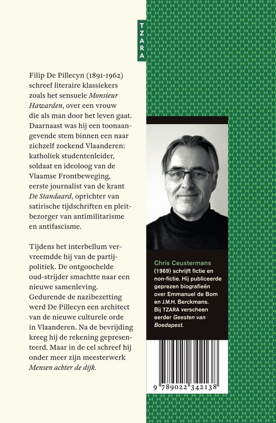 Portret van Chris Ceustermans, auteur van "Filip De Pillecyn".