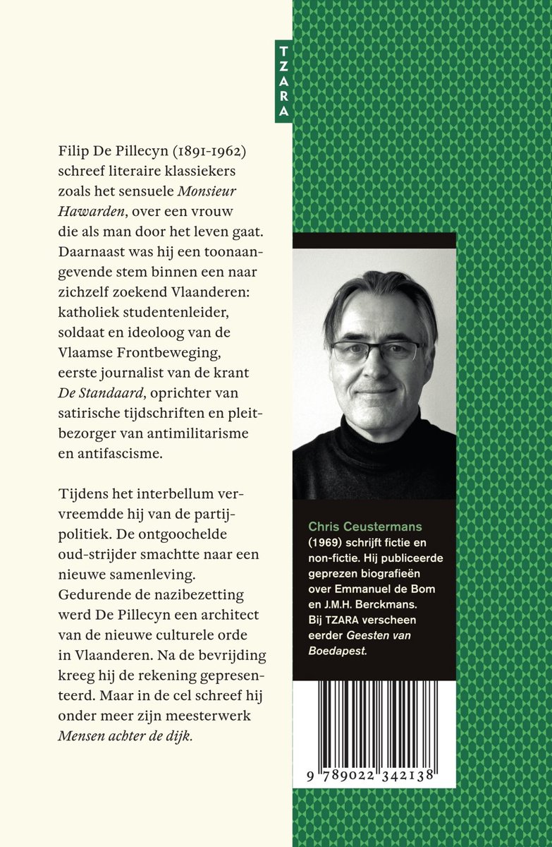 Portret van Chris Ceustermans, auteur van "Filip De Pillecyn".