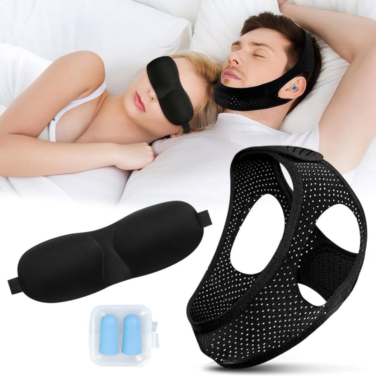 Octav8® Anti Snurk - Beter Ademen - Neusspreider - Unisex - Zwart