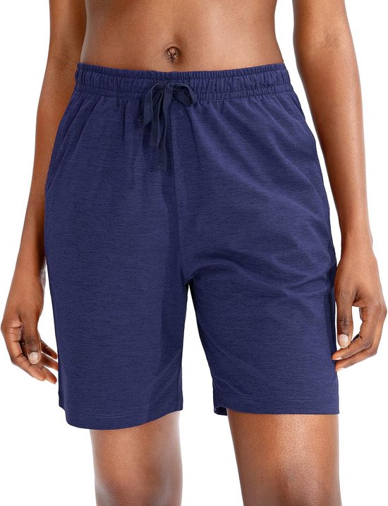 Dames Bermuda Shorts met Diepe Zakken - Casual Jersey Sportshort voor Yoga en Fitness — afbeelding 4
