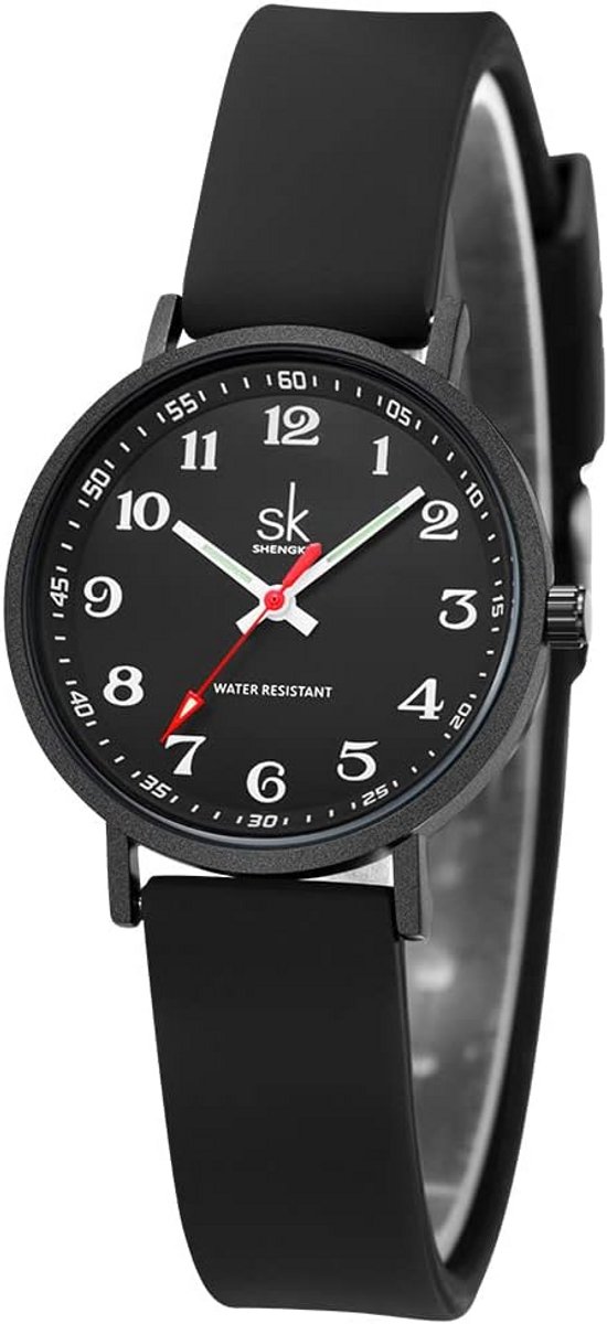 Dameshorloge Ultralicht met Siliconen Band - Ideaal voor Zorgprofessionals en Studenten