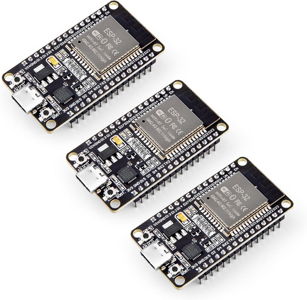 Krachtige ESP32 Ontwikkelbord met USB-C, WiFi en Bluetooth
