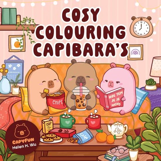 Cosy Colouring Capibara's - cover