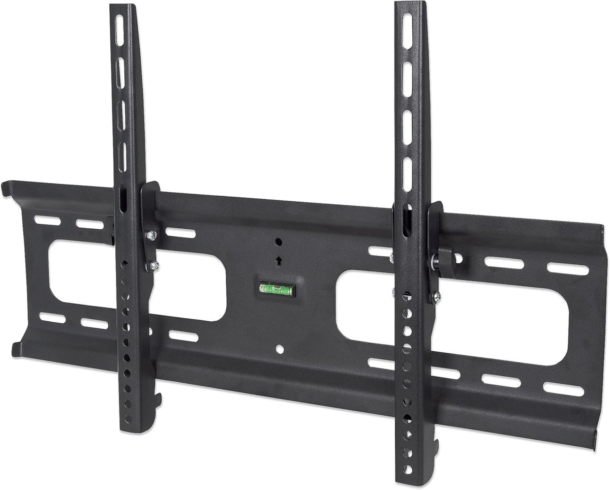 Verstelbare Muurbeugel voor Flatscreen 37"-70" - Geschikt voor 200x200 t/m 600x400 VESA - Draagvermogen tot 75 kg - Kantelbare Wandbeugel voor LED, LCD en Plasma TV - Zwart