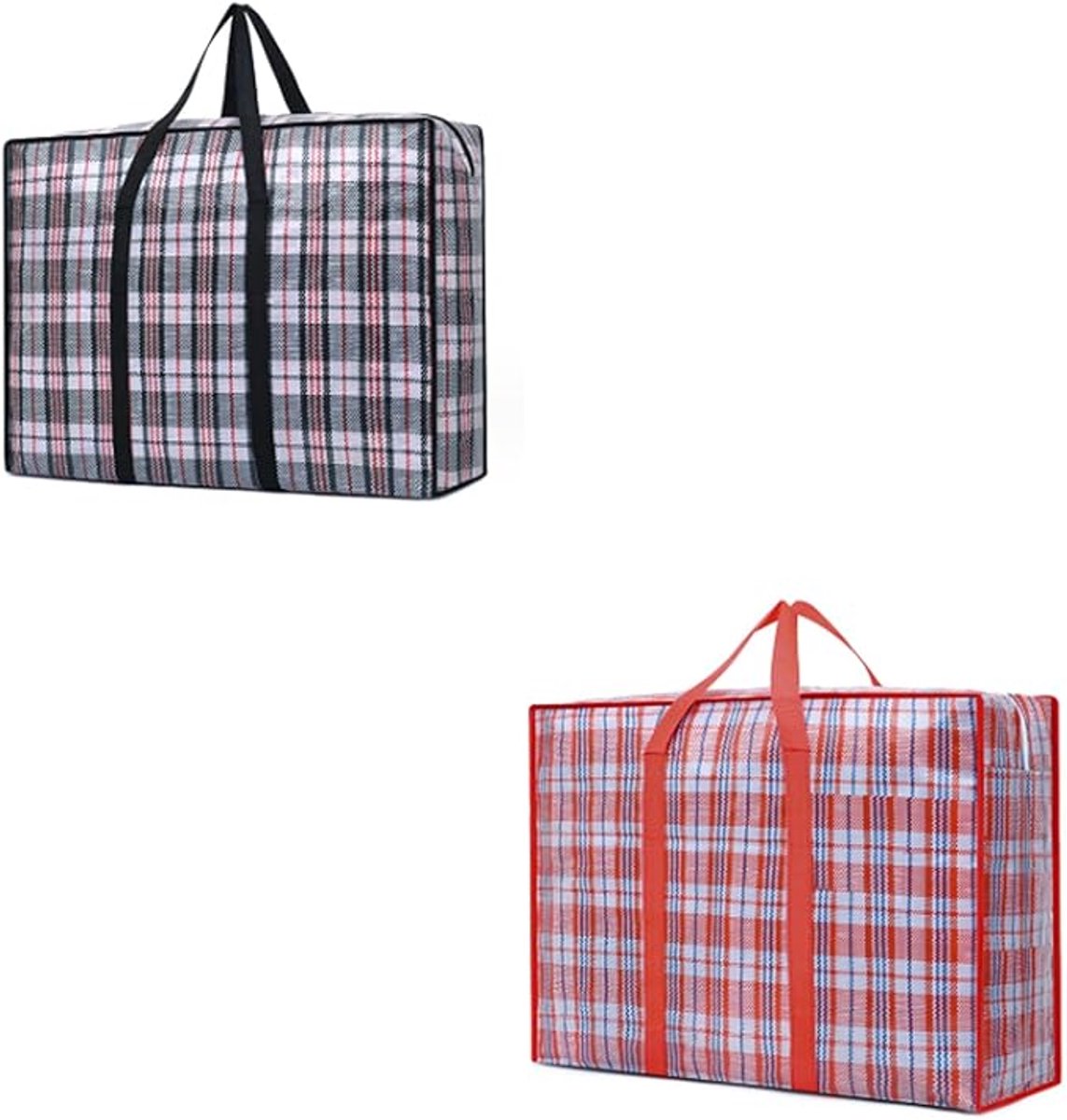 Plastic opbergtas - Set van 2, voor kleding, transport en opslag