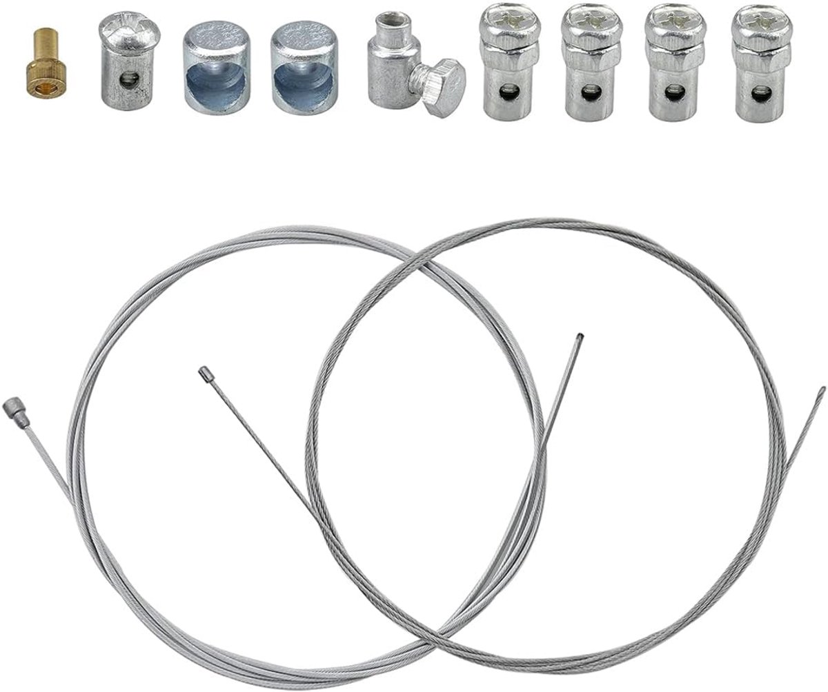 2x Universele Koppelingskabel Motorfiets 2 Meter - Gasschermkabel Reparatieset