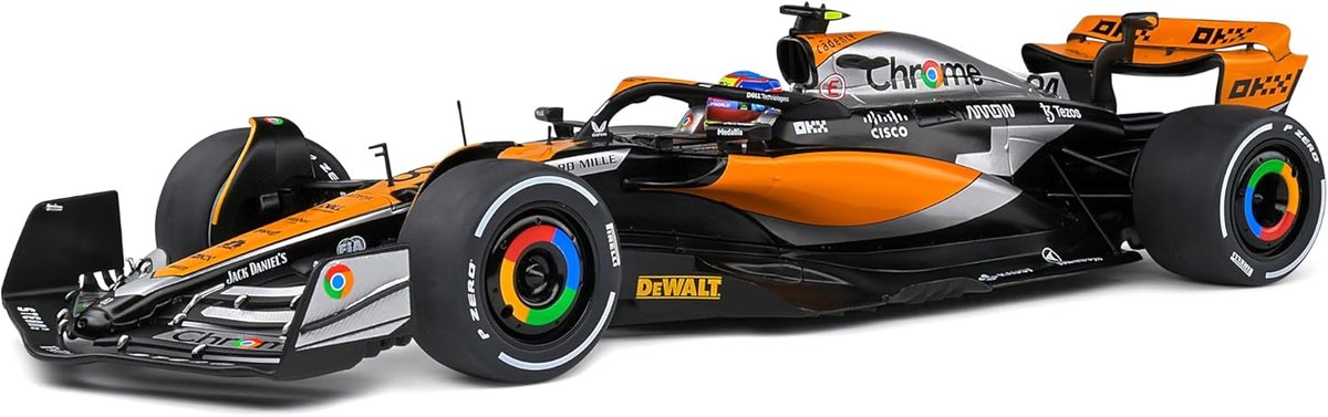 Schaalmodel 1:18 Raceauto MCL60 - Editie Grote Prijs Groot-Brittannië 2023