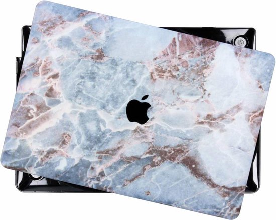 Design Hardshell Cover hoesje voor MacBook Air 13.3 inch (2018) - Marmer - Merkloos