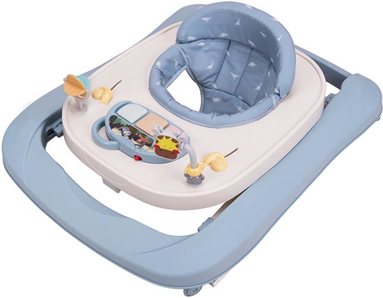 Topmark Lexi 2-in-1 Loopstoeltje en Duwwagen - Blue van Merkloos — afbeelding 3