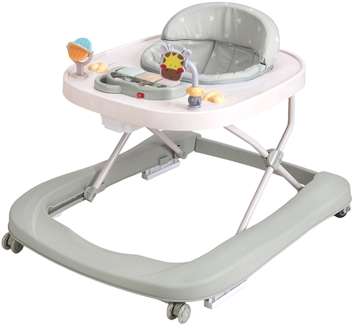 Topmark Lexi 2-in-1 Loopstoeltje en Duwwagen - Green