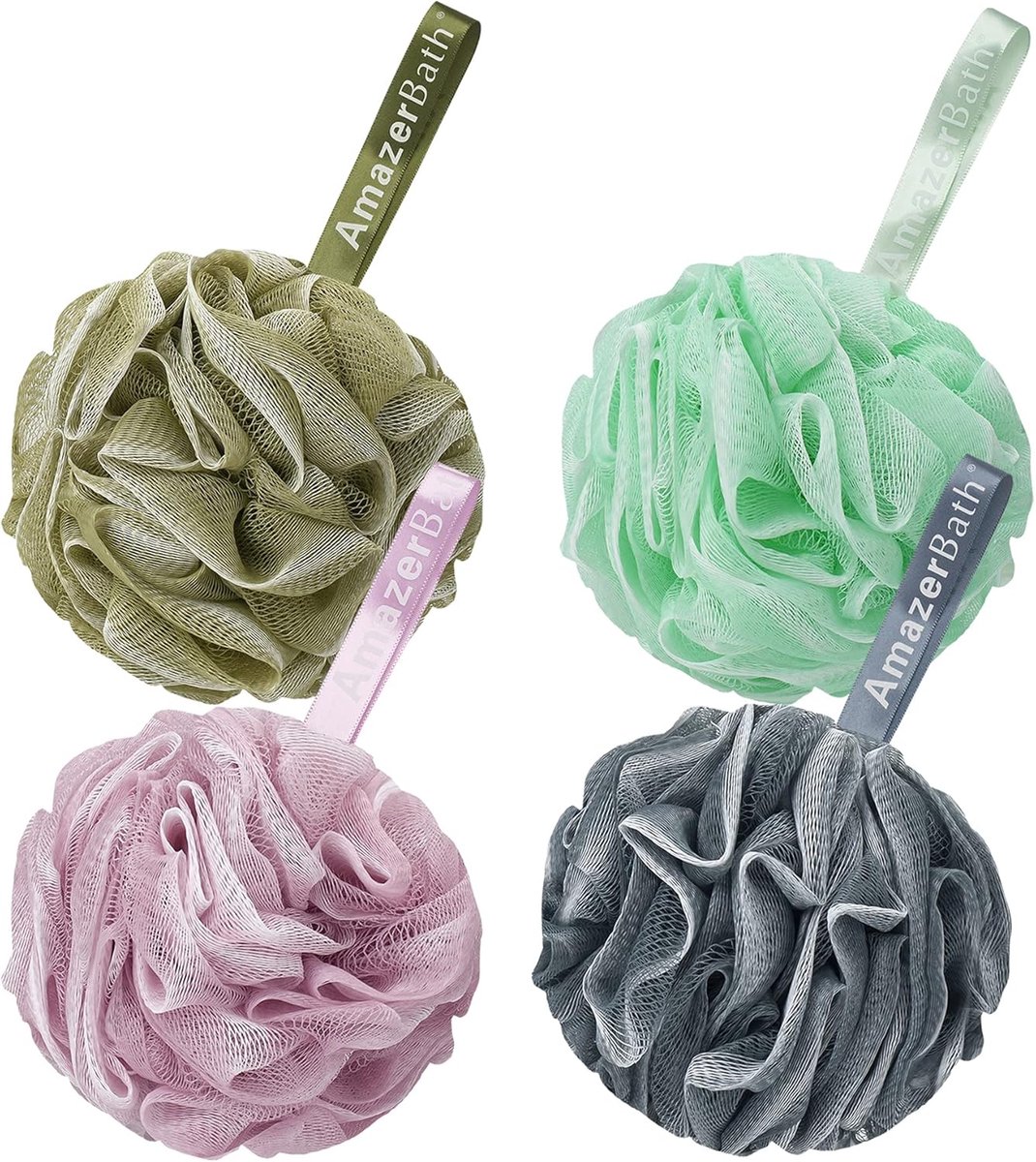 Natuurlijke Loofah Douche Spons - 15 cm - 4 stuks - Voor Zachte en Schone Huid