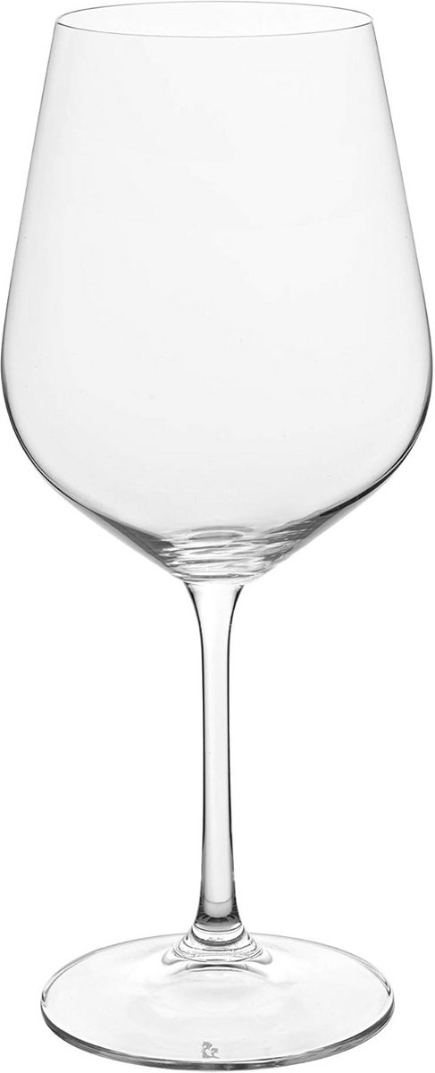 Set van 6 Wijnglazen, 450 ml, Gestreept
