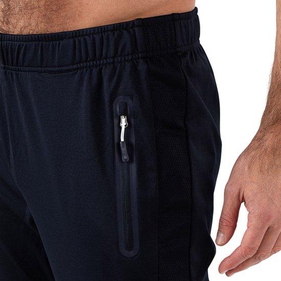 Sjeng Sports MATT - Broek - Heren - Donkerblauw - Powerstretch stof met Seal-On zakken - Verstelbare trainingsbroek