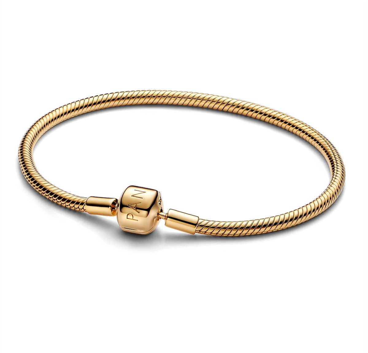 Pandora 563390C00 - Barrel Clasp Snake Chain - Armband-lengte 18 cm — cadeau in Sieraden - foto 2