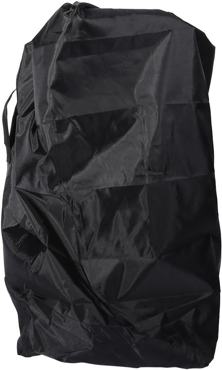 Waterdichte Oxford Draagtas voor Kinderwagen - Lichtgewicht en Compact met Trekkoord - Beschermende Auto Tas voor Wandelingen en Reizen - Zwart