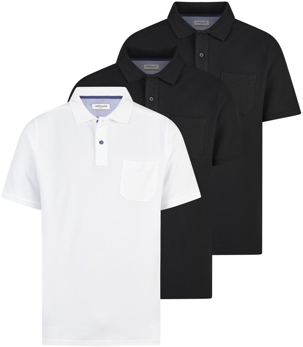 Redmond Heren poloshirt 3 pack Basic