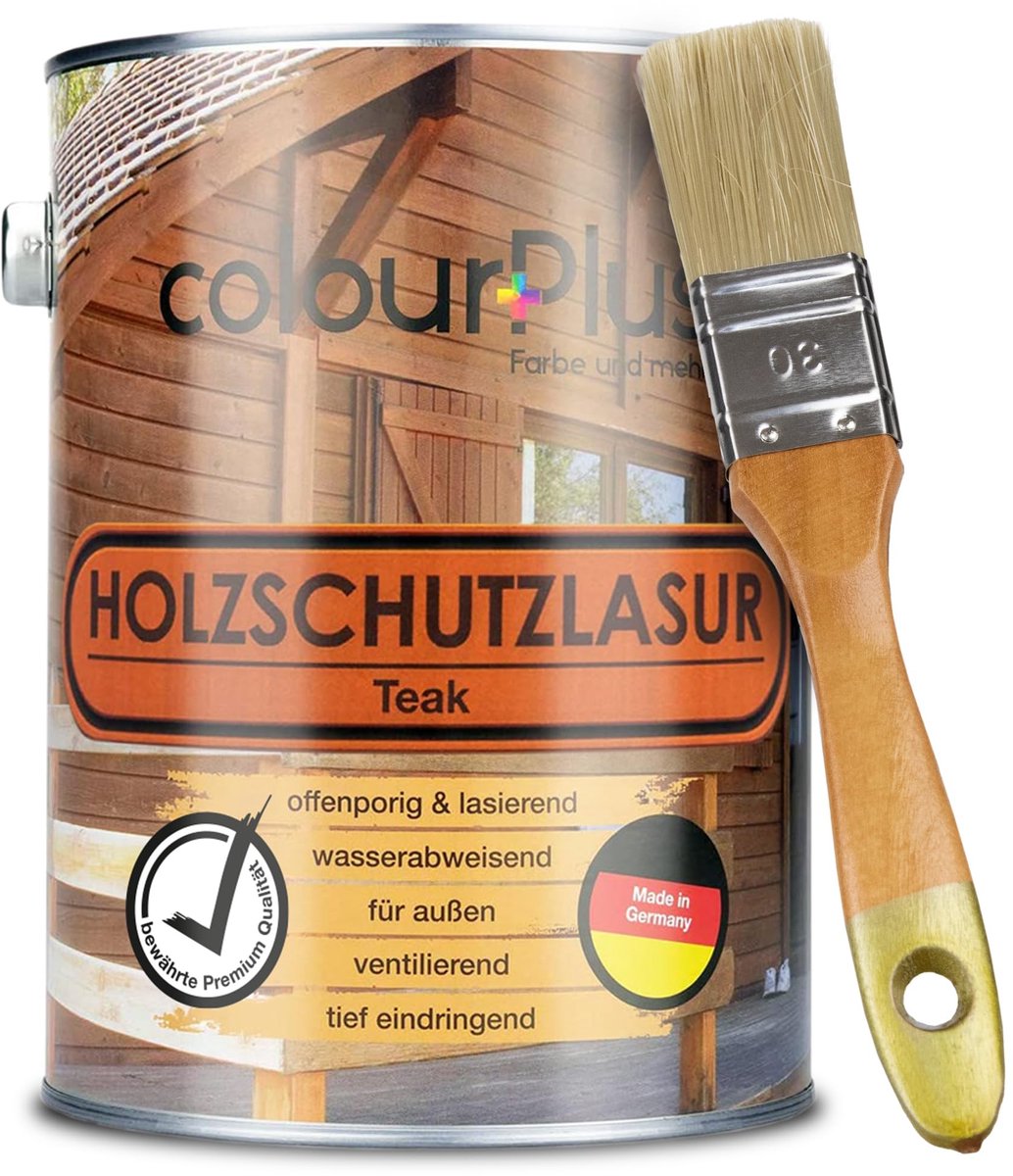 ColourPlus Houtbeits - Weerbestendige Houtolie - Met UV bescherming - Teak - 2,5 Liter