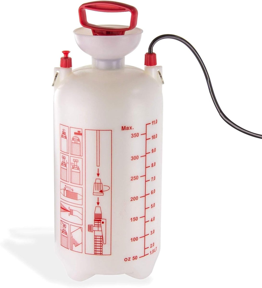 Tuinspuit 11L - Drukspuit - Planten Besproeien - Verstelbare Straal - 56 cm Hoog