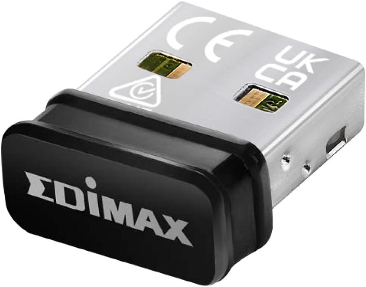 Wifi Nano Adapter - Draadloze Netwerkkaart - Internet Verbinding - Compact Formaat - 50mm Breed - Zwart