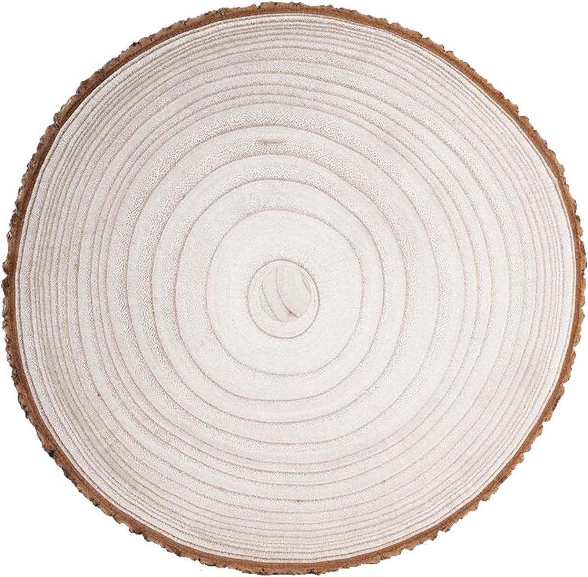 Ronde Houten Schijf (30-34 cm) - Boomschijf van Paulownia Hout voor Knutselen en Decoratie