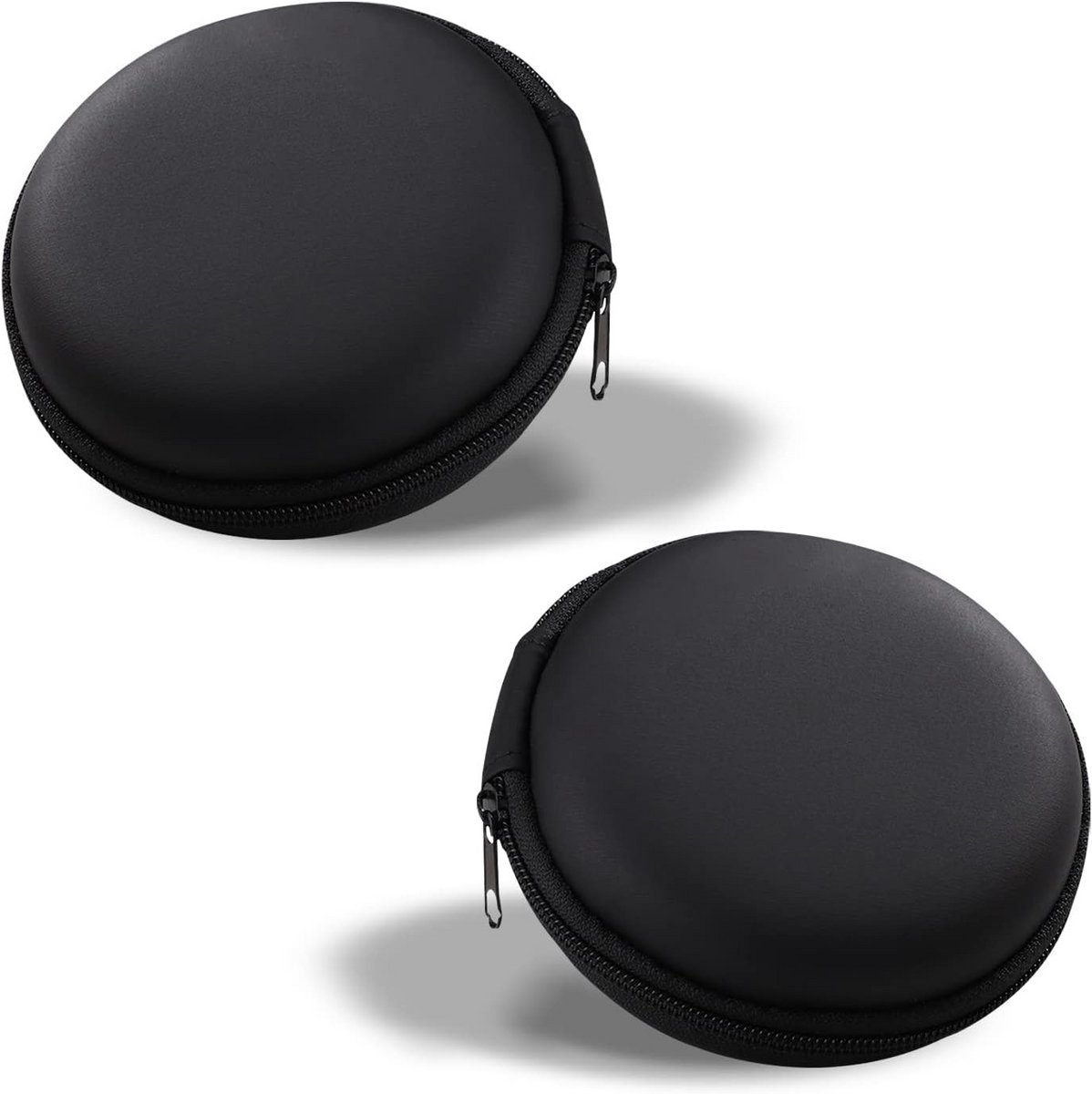 2 Stuks Mini Opbergdoosje voor Oordopjes, Harde Beschermhoes met Rits