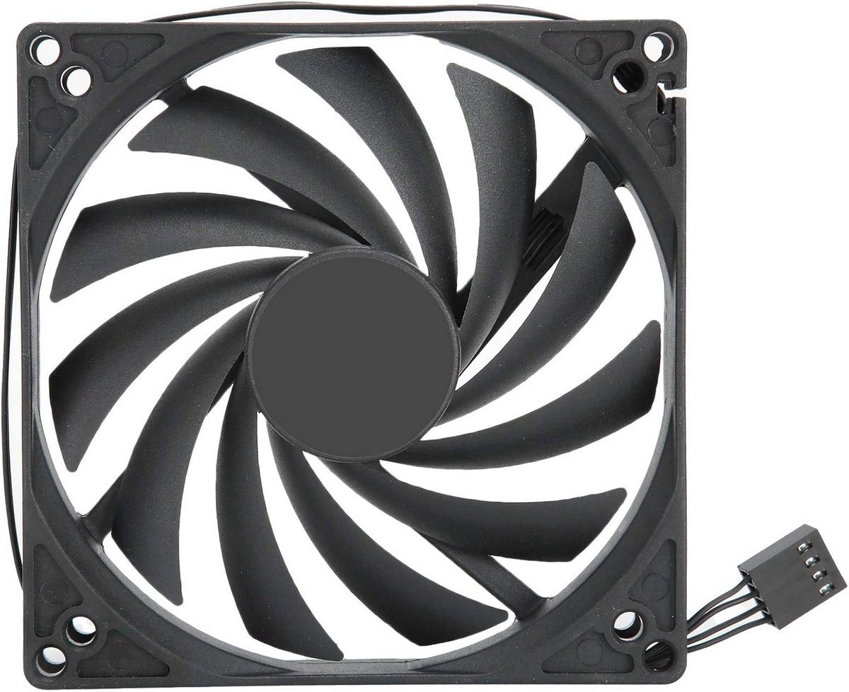 Stille 100mm PC Ventilator voor CPU Koeling - Stof- en Geluidsarm, 12V 4-Pin