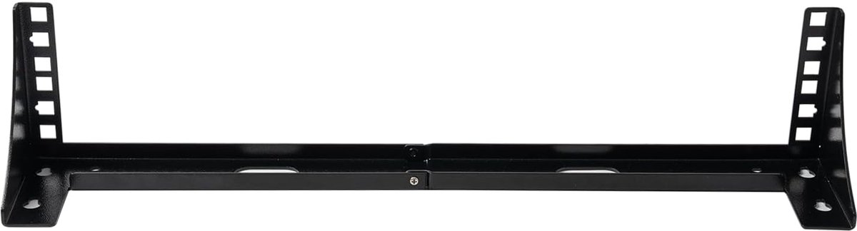 Lichtgewicht Opvouwbare 19 Inch Rack Beugel voor Wand- en Tafelmontage (2U)