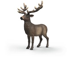 Schleich Wild Life Amerikaans Edelhert speelfiguur realistisch speelgoed.