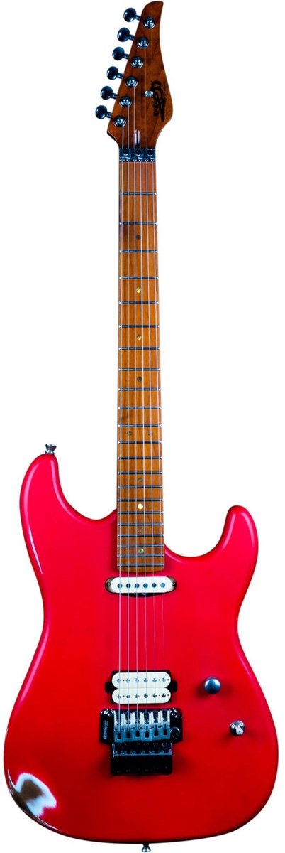Jet Guitars JS-850 RFR elektrische gitaar - Rood (Relic)