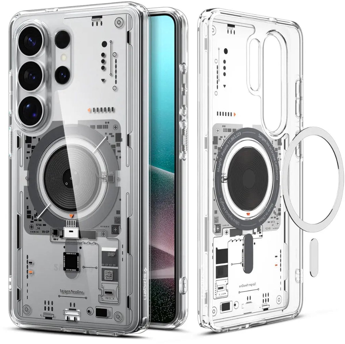 Spigen Neo One (Magfit) mobiele telefoon behuizingen 17,5 cm (6.9") Hoes Transparant