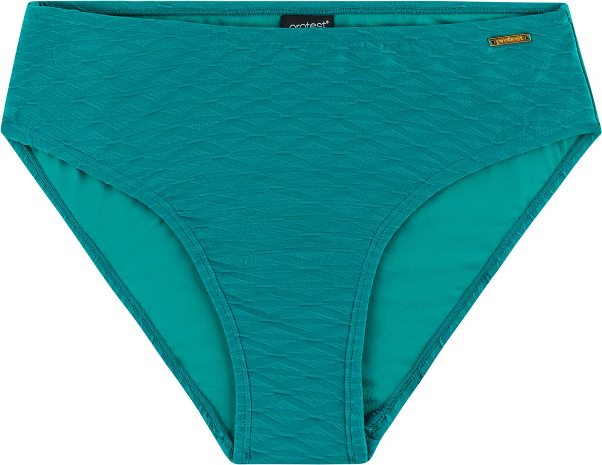 Protest MIXCelebos Bikini broekje Dames Normale pasvorm Hoge taille Volledige dekking Groen