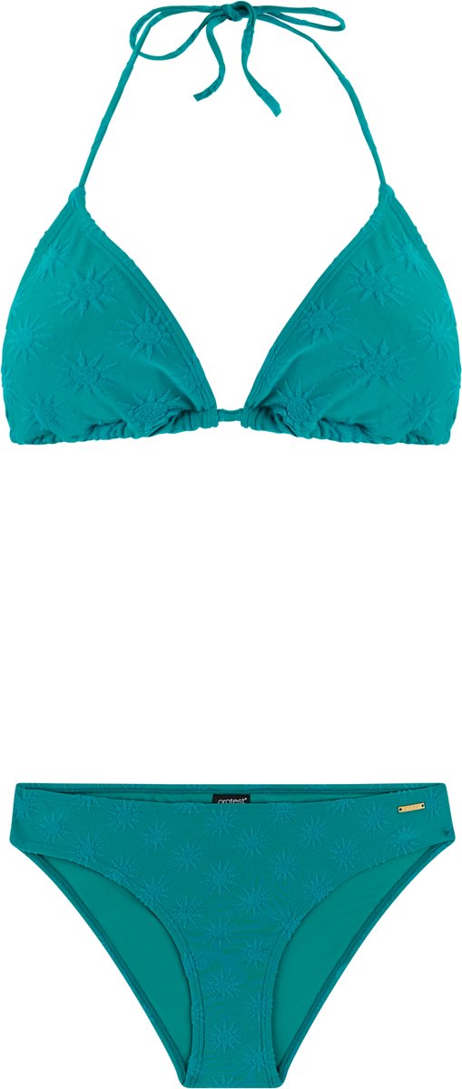 Protest PRTBalance Triangel bikini set Dames Koordsluiting Uitneembare vulling Normale pasvorm Medium dekking Groen