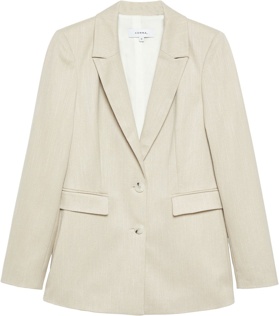 comma - female - Blazer met glittergaren