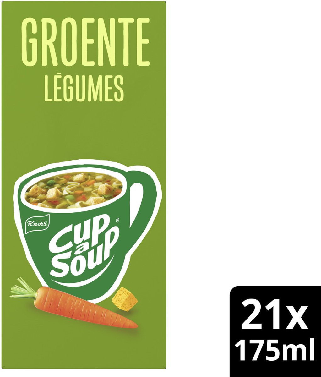 Cup a soup knorr groente 175ml | 4 stuks