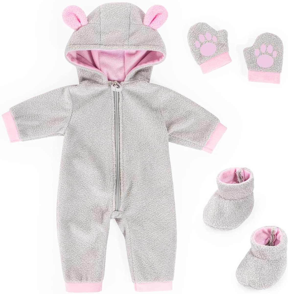 Complete Poppenkleding Set Meerdere Delen voor Poppen tot 42 cm