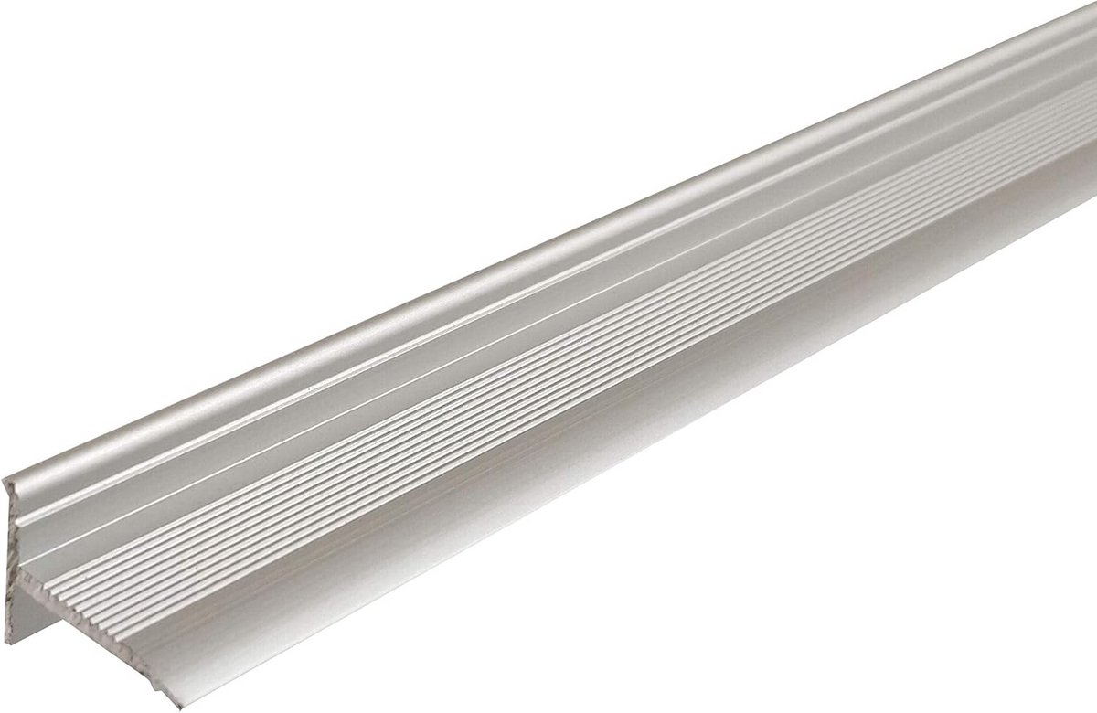 Zelfklevend Sokkelprofiel voor Wand- en Deursluitingen - Ideaal voor Renovaties - Zilver 150 cm
