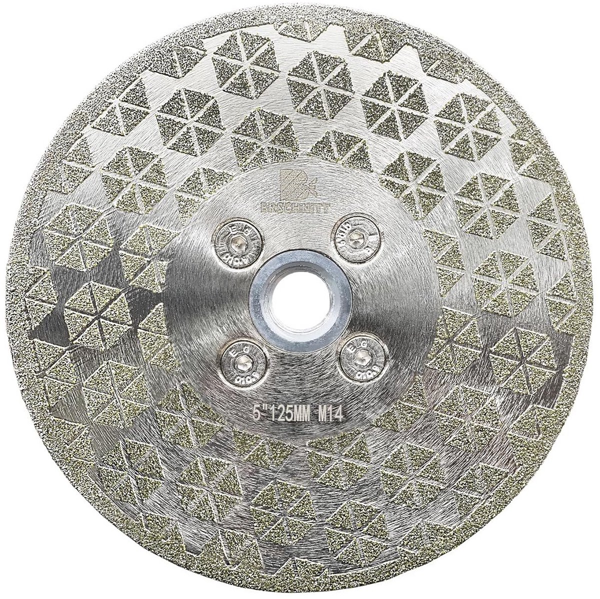 Diamantschijf Slijpschijf - Metaalzaagblad - Tegels Zagen - Dubbelzijdig Coating - 125 mm - Zilver
