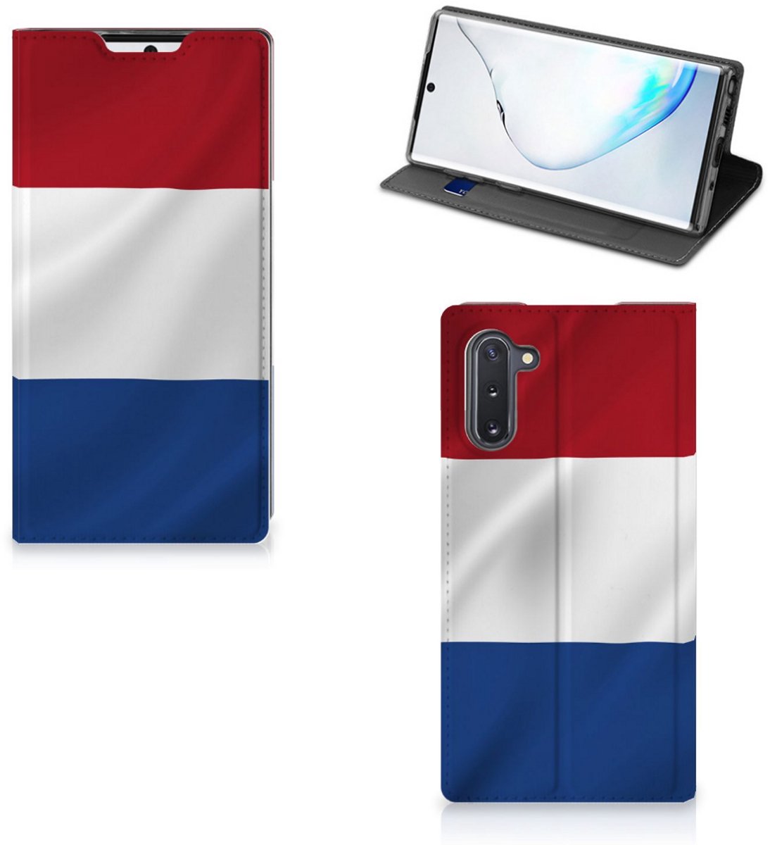 Samsung Galaxy Note 10 Standcase Nederlandse Vlag