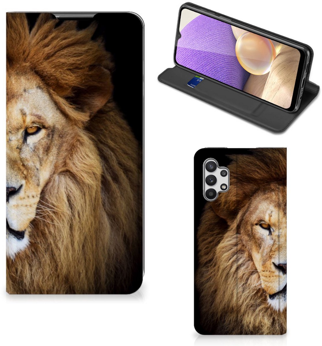 Samsung Galaxy A32 5G Hoesje maken Leeuw