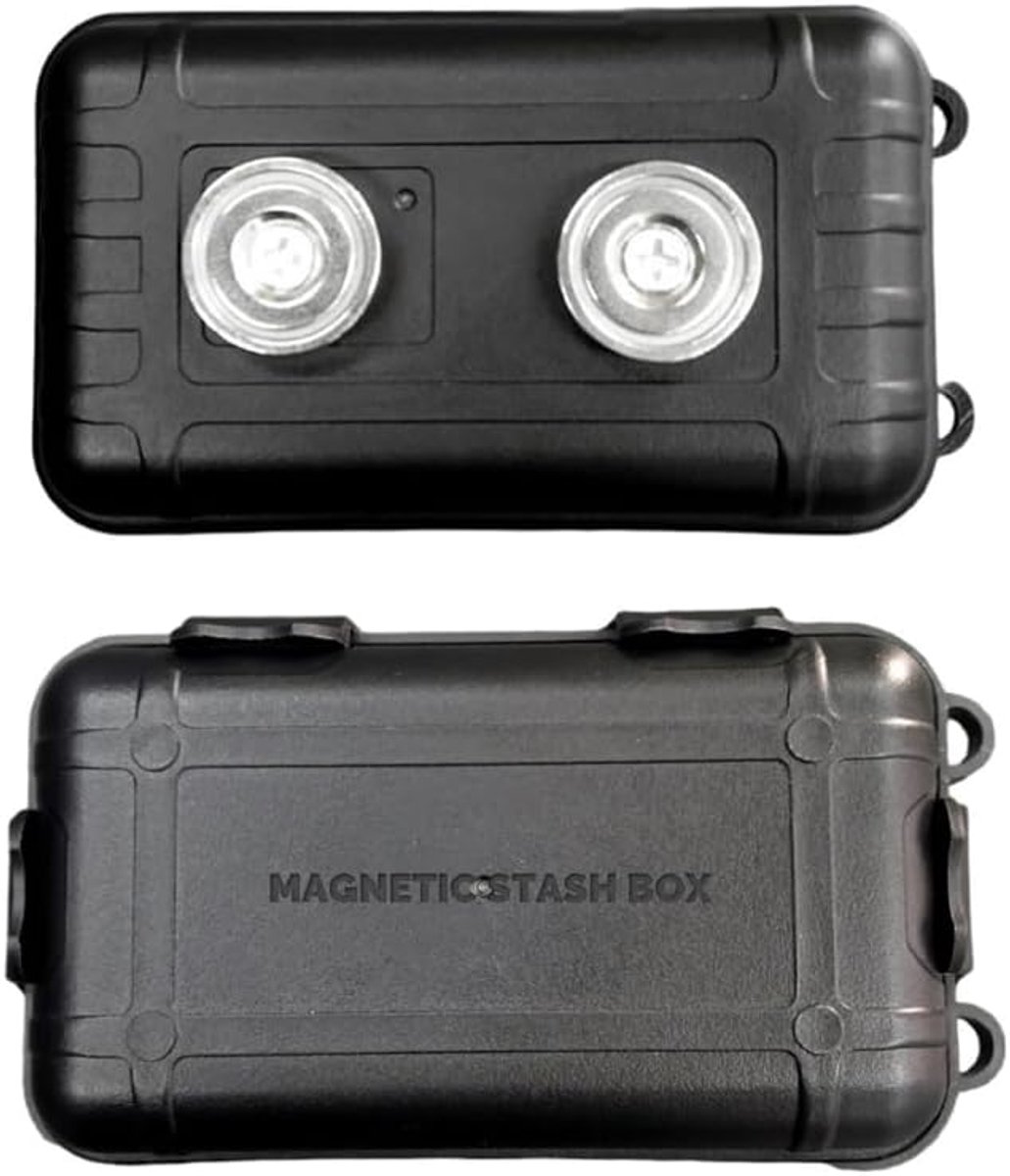 Magnetische opbergdoos voor discreet en veilig bewaren van waardevolle spullen