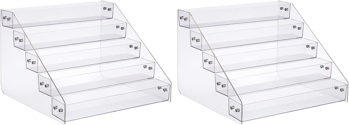 Gelaagd Acryl Spice Rack - 5 Laags Kruiden Organizer voor Keuken en Kast