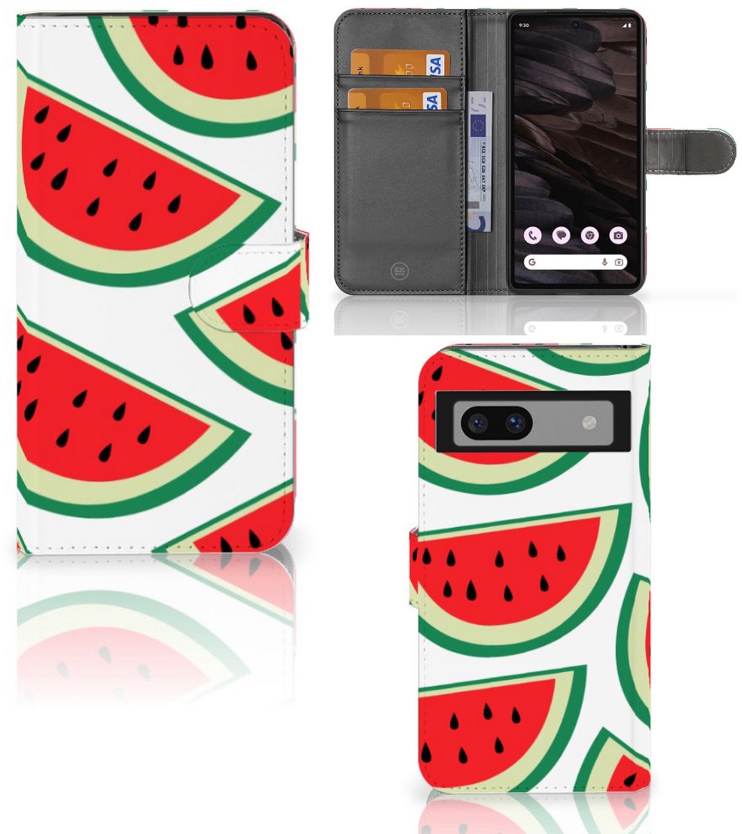 Google Pixel 7A Book Cover Watermelons