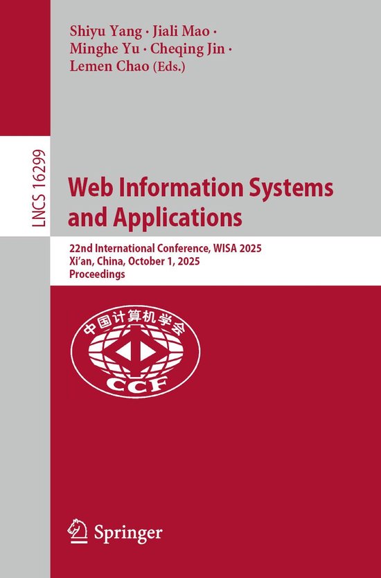 Springer Nature Proceedings Computer Science - Web Informati ... - cover