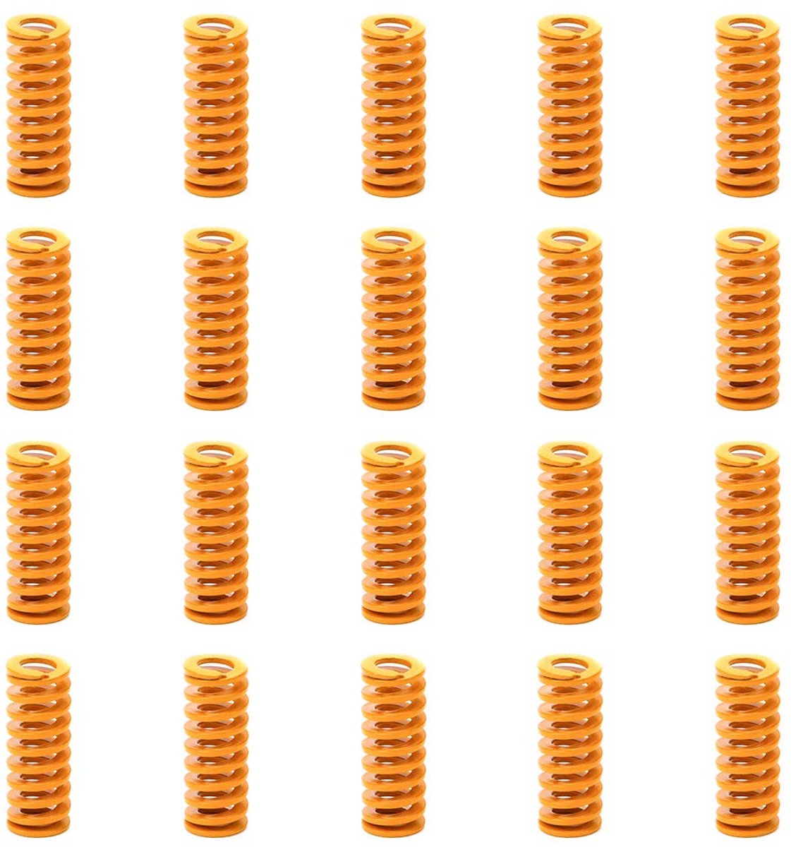 3D Printer Compressie Veren 20-pack - Lichtbelastbaar voor Verwarmde Bedden