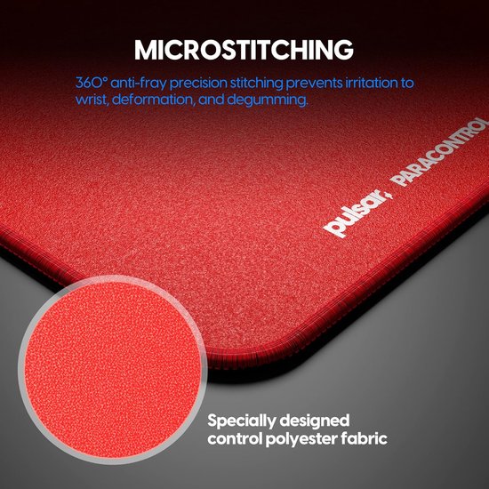 Esports Niveau Premium Gaming Mouse Pad - Medium tot High Speed - 13 x 16,5 - Duurzaam en Gestikt — afbeelding 3