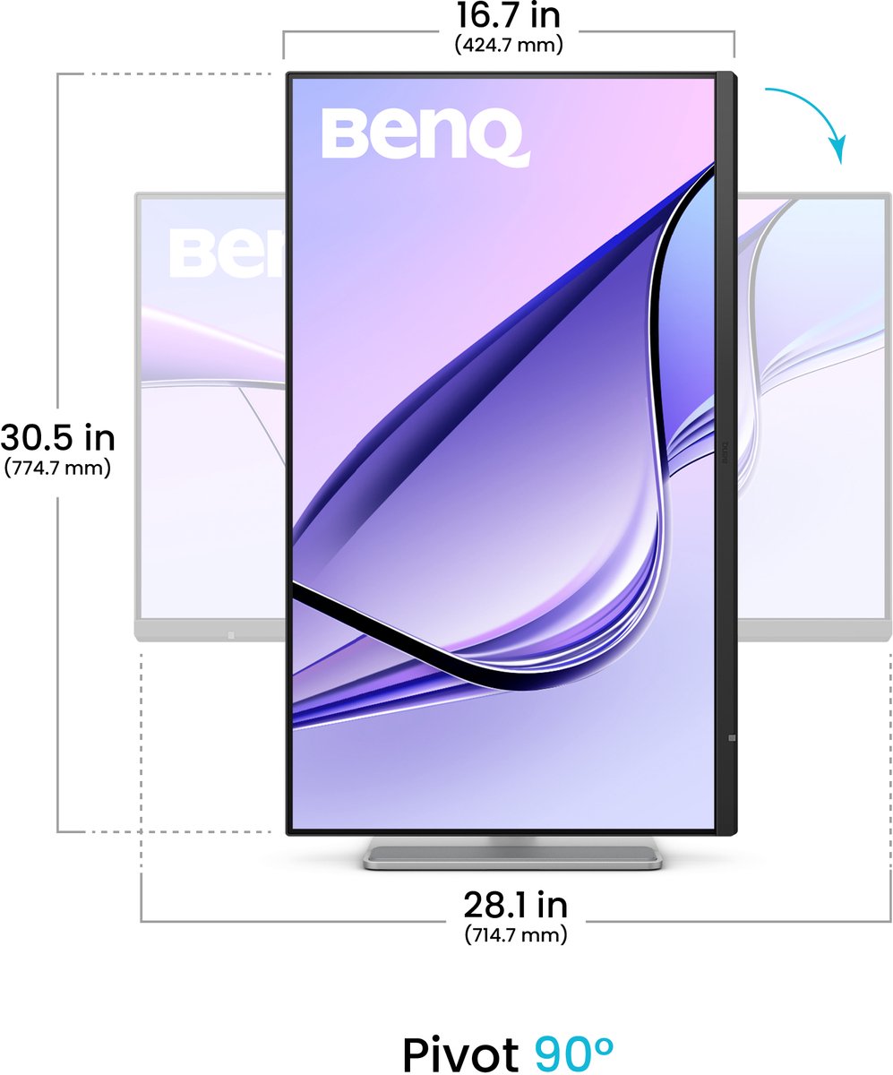 BenQ MA320UG 32" 4K IPS Mac Monitor - Nano Gloss - 120Hz thumbnail 4